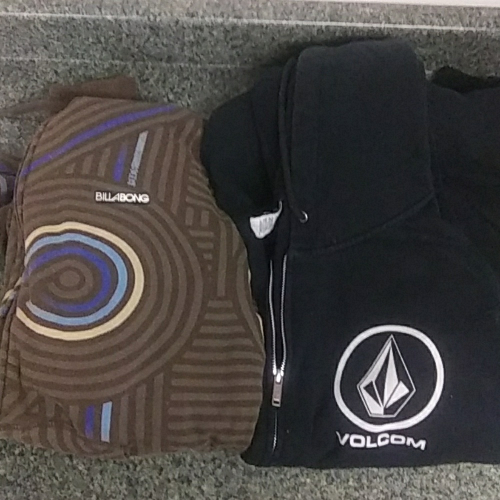 Valcom And Billabong Mens Hoodies